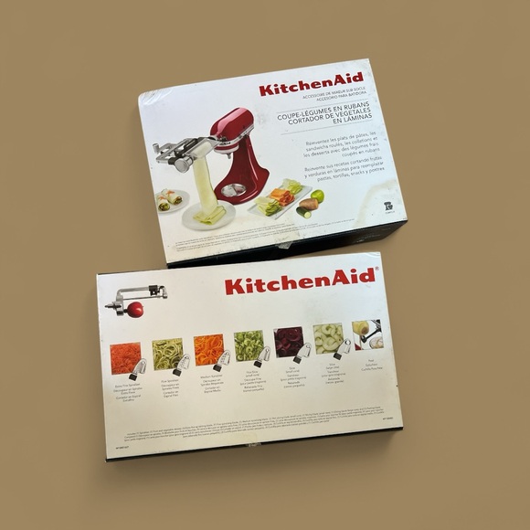 KitchenAid mixer attachment Vegetable Sheet Cutter & 7 Blade Spiralizer Plus - Picture 5 of 5